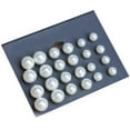thumbnail image 4 of Ayyufe 12 Pairs Women Elegant White Pearl Ear Studs Earrings Party, 4 of 5