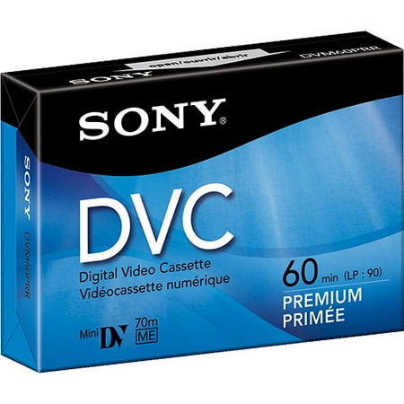Sony 60-Minute Premium-Grade MiniDV Video Cassette