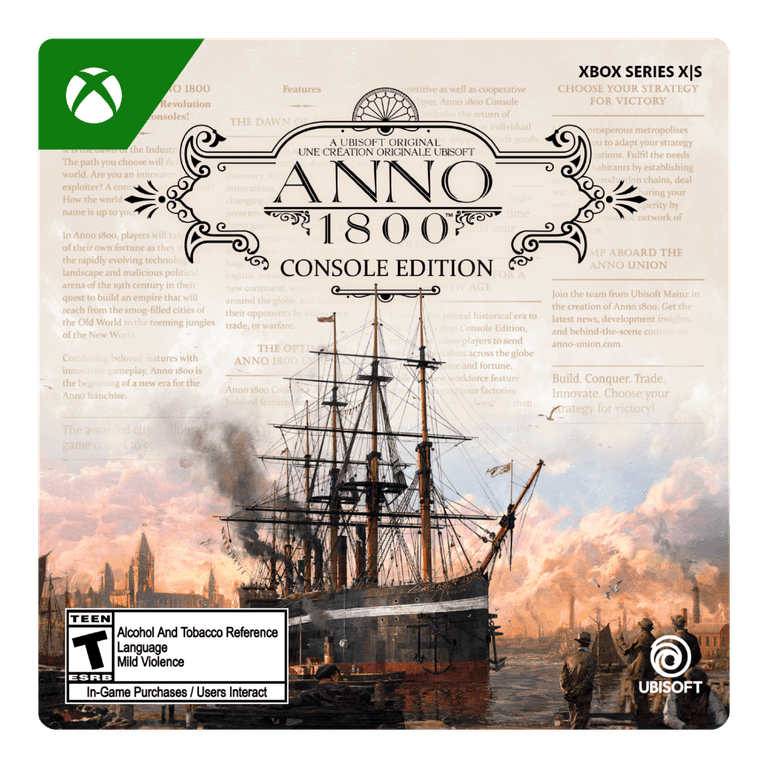 X|S Xbox Edition Series [Digital] 1800 Anno Console -
