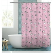 Your Zone Yoga Cat shower curtain 72*72