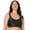 Black Mixed Animal, variant on Comfort Revolution ComfortFlex Fit Shaping Wireless Bra Sophisticated Teal Dot XL