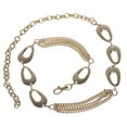 thumbnail image 2 of Women's Metal Oval Circle Chain Belt, 2 of 2