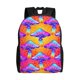 thumbnail image 1 of Easygdp Magic Mushrooms Mochila Versátil y Elegante: Comodidad, Almacenaje y Durabilidad para la Universidad, Trabajo, Viajes y Uso Diario, 1 of 6