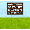 thumbnail image 1 of Halloween Store V2 (18" x 24") Yard Sign, Includes Metal Step Stake, 1 of 6
