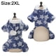 thumbnail image 2 of Mascota estrella cuatro patas polar perro otoño e invierno ropa de abrigo mascota casa polar MFZFUKR xxl, 2 of 6