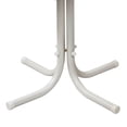 thumbnail image 4 of Crosley Furniture Table d'Appoint Rétro en Métal pour Extérieur/cour Arrière/patio 19 Pouces x 22 Pouces, Blanc, 4 of 5