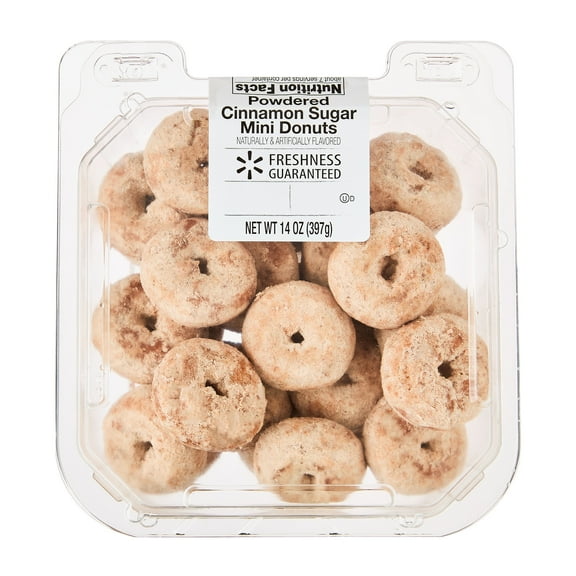 Freshness Guaranteed Powdered Cinnamon Sugar Mini Donuts, 14 oz