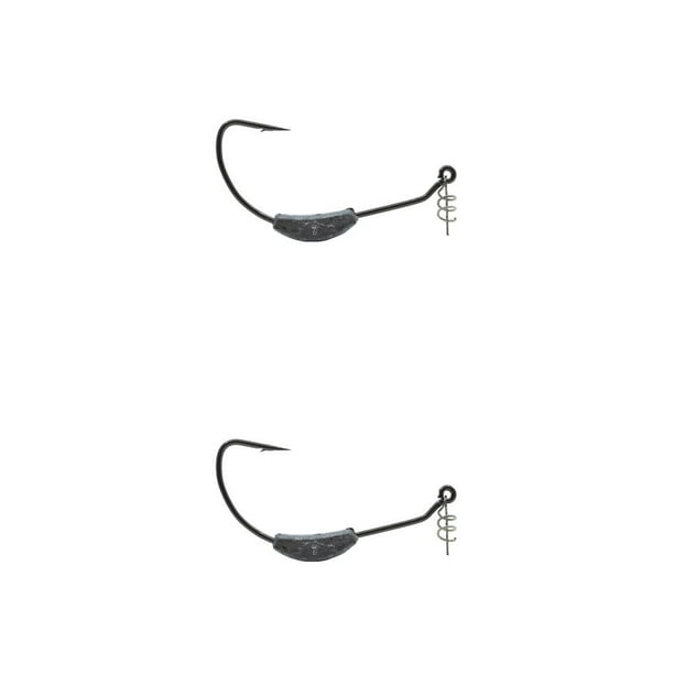 Yuarrent Anzuelo de pesca de acero de alto carbono, anzuelos de manivela de gusano, suministros de aparejos de 2,5g Type1 NO1 Yuarrent CBP264881