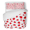 thumbnail image 1 of ABPHQTO Juego de ropa de cama de 3 piezas Red Love Hearts Day Random Valentines Beautiful Funda nórdica con 2 fundas de almohada para el hogar Ropa de cama Decoración de la habitación, 1 of 1