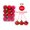 Red, variant on Iumwxz Savings 1.18" Christmas Ball Pack of 24 Pcs Pendant Decorative Shatterproof Christmas Tree Pendants Hanging Christmas Baubles Balls Ornaments SetGrinch Christmas Decorations Christmas Craft