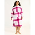 thumbnail image 4 of Joyspun Women's Oversized Hooded Plush Lounger, Size XS-3X, 4 of 5