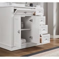 thumbnail image 4 of Legion Furniture WS2516-36-W 36 in. White Finish Solid Wood Sink Vanity, 1 in. Artificial Stone Top, 4 of 10