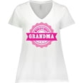 thumbnail image 3 of Inktastic Grandparents Day Worlds Best Grandma Women's Plus Size V-Neck T-Shirt, 3 of 5
