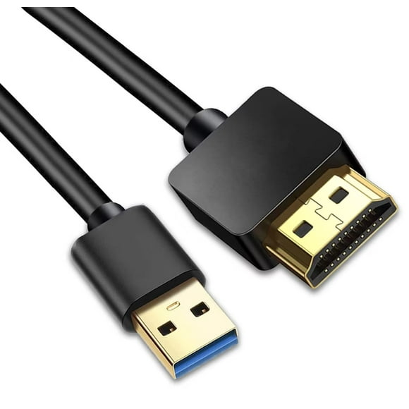 Cable adaptador USB a HDMI 4K HD para pantalla de monitor