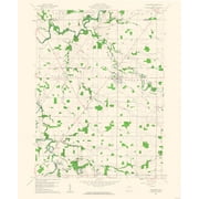Topo Map - Sycamore Ohio Quad - USGS 1960 - 23.00 x 27.86 - Glossy Satin Paper