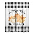 thumbnail image 2 of Creative Products Pumpkin Patch Open Daily 71x74 Shower Curtain, 2 of 2