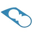 thumbnail image 4 of Reemplazo de gamuza de la cubierta del panel de la taza de agua del coche de 2 mm de espesor para Chevrolet Camaro 2016-2021 LHDBlue, 4 of 5