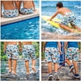 thumbnail image 6 of INGEAR Little Boys Quick Dry Beach Board Shorts Kids Swim Trunks UPF 50+ Swimsuit with Pockets, 6 of 6