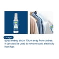 thumbnail image 2 of NFTIGB 3-Pack Anti-Static Spray for Clothes & Hair, Instantly Eliminates Static Cling, Fabric Wrinkle Remover & Refresher, 100ml Each (3.38 fl oz / 100 ml), Unscented, 2 of 9