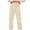 Beige, variant on Chbgutlmr Womens Pants Fleece Flannel High Waist Plus Size Thick Warm Comfy Sleepwear Pants Pajama Trousers