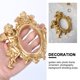 thumbnail image 3 of GOOHOCHY 1 pieza de marco de fotos retro dorado para decoración del hogar, accesorio de fondo para fotografía (dorado), 3 of 8