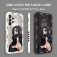 thumbnail image 4 of Funda De Teléfono Cool Ninja Para Samsung Galaxy A54 A34 A24 A14 A04 A04S A04E 4G 5G Con Patrón Lateral De Silicona Líquida, 4 of 4