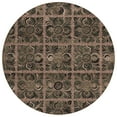 thumbnail image 2 of Addison Rugs Chantille Indoor/Outdoor Transitional Medallions Paprika Washable Round Rug, 8' x 8', 2 of 6