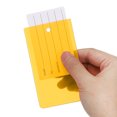 thumbnail image 4 of Uxcell Luggage Tags Flexible Travel Bag Name ID Identifier Label Tags Travel Essentials Yellow, 4 of 6