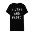 thumbnail image 1 of Vans Filthy And Faded Block Lettered Graphic Camiseta para Hombre, Negro, S Vans Camiseta gráfica, 1 of 1