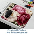 thumbnail image 6 of Peony Square Desk Mat Mousepad, 8.3x9.8 Inch Non-Slip Rubber Bottom, Printed Gaming Mousepad for Office and Gaming, 6 of 6