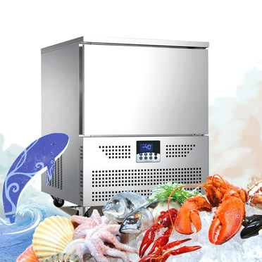 Kolice Commercial Heavy Duty 5 Trays Bakery Shock Freezing Blast Chiller & Freezer, Chest Freezer, Frozen Dough Blast Freezer for Restaurant, School Kitchen-Lowest Temperature -40°F(-40°C)