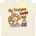 thumbnail image 4 of Inktastic My Grandma Loves Me Monkey Boys or Girls Toddler T-Shirt, 4 of 5