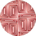 thumbnail image 1 of Ahgly Company Indoor Round Patterned Pastel Pink Area Rugs, 8' Round, 1 of 1