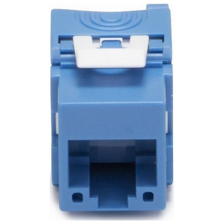 UPC: 0849160009320 | Platinum Tools Cat6A Keystone Jack – Blue