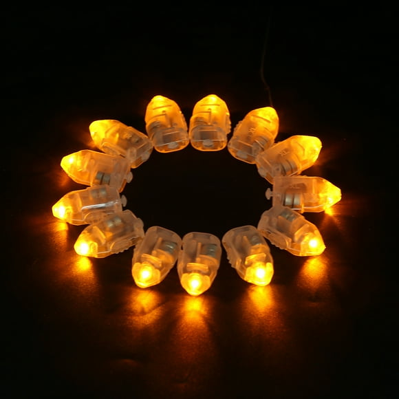 Sonew 1 Set/50Pcs Waterproof LED Lights for Paper Lantern Ballon Wedding Party Decor, Waterproof LED Lights, Decor Lights