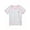 Bright White, variant on Pink Platinum Girls' Rash Guard - UPF 50+ Protective Quick Dry Short Sleeve Swim Shirt (4-16)