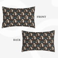 thumbnail image 2 of Pofeuu Cute Alpaca Print Polyester Microfiber Plush Pillowcases, Super Soft and Cozy Pillow Case Covers with Envelop Closure（Pillow core not included）-16"x24", 2 of 6