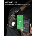 thumbnail image 3 of A-Z Initials Letter Keychain with AirTag Case,Key Rings for Men, 3 of 7