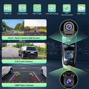 APHQUA Wireless Apple Carplay & Android Auto,4K Dash Cam , 1080P Backup Camera,Car Play for Car Stereo,10.26 inch with Voice Control,Navigation