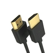Cmple - 2 Pack High Speed HDMI Cable 1.5 ft 4k@60Hz Ultra Thin HDMI 2.0 Cable 4k HDMI Cable, ARC, 3D, 4k HDMI Cord - Flexible