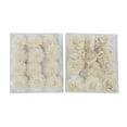 thumbnail image 2 of Studio 350 Boxed Natural White Carnation and Rose Sola Flowers (Set of 2) - 6 x 7 - 6 x 7, 2 of 5