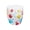 Multi-colored, variant on Colorful Hand-painted Polka Dot Embossed Glass, 10.5oz Drinking Glasses Handmade Multicolor Glassware