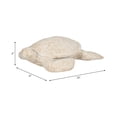 thumbnail image 4 of Sea Turtle Figurine for Home Decor - Coastal Resin Sculpture for Bathroom, Office, Room, and Living Room Feature - Polyresin Ornament as Shelf Styling Accents and Coffee Table - 3", Ivory & Tan, 4 of 14