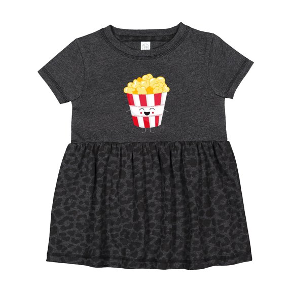 Inktastic Cute Kawaii Popcorn Girls Baby Dress