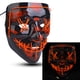 thumbnail image 4 of Los Payasos Hacen Divertidos 3 Modos De Luz Máscaras Brillantes Mascarada De Halloween Máscara Aterradora Juguetes De VacacionesRojo, 4 of 8