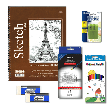 MWSC School Kits 28-Piece Drawing Set for Children