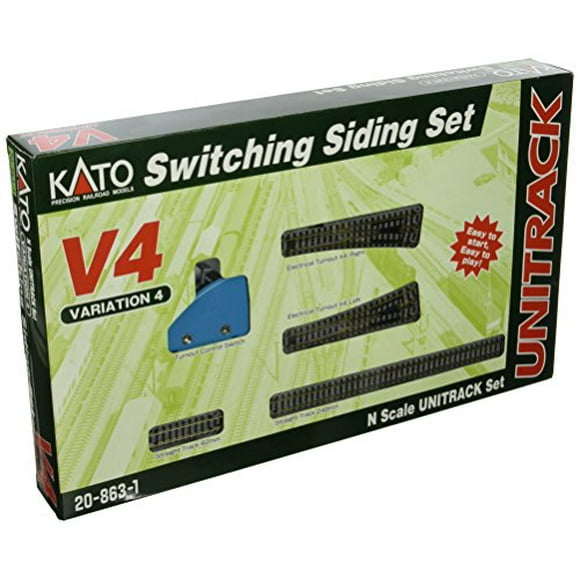 Kato USA Model Train Products V4 UNITRACK Switching Siding Set