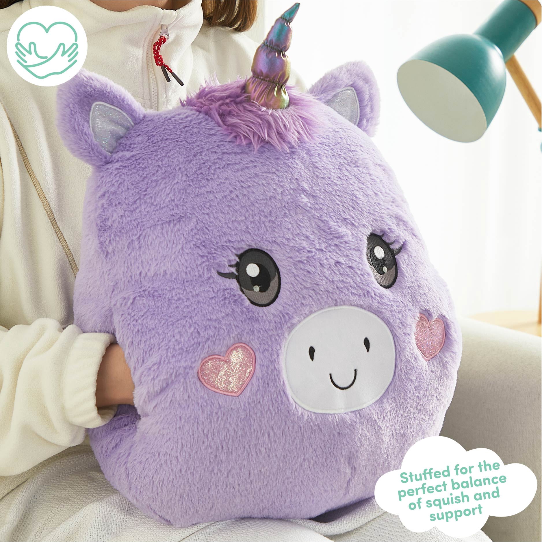 Cuddly Crew Unicorn Hand Huggie – 20" x 18"