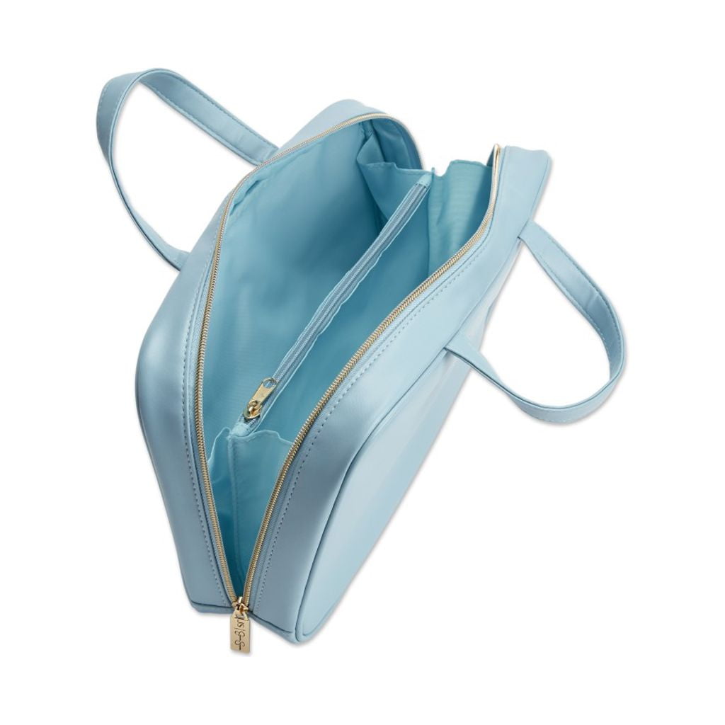 Conair Weekender with Center Zip Pocket, Light Blue