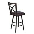 thumbnail image 4 of Armen Living Nova 30" Barstool in Auburn Bay Finish with Brown, 4 of 4